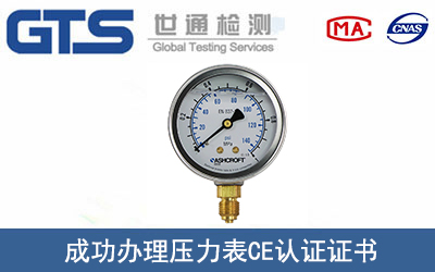 压力表CE认证