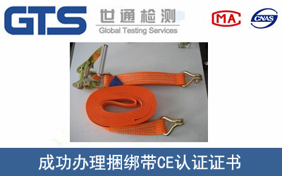 某公司成功办理捆绑带CE认证证书