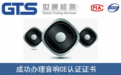 某公司成功办理音响CE认证证书